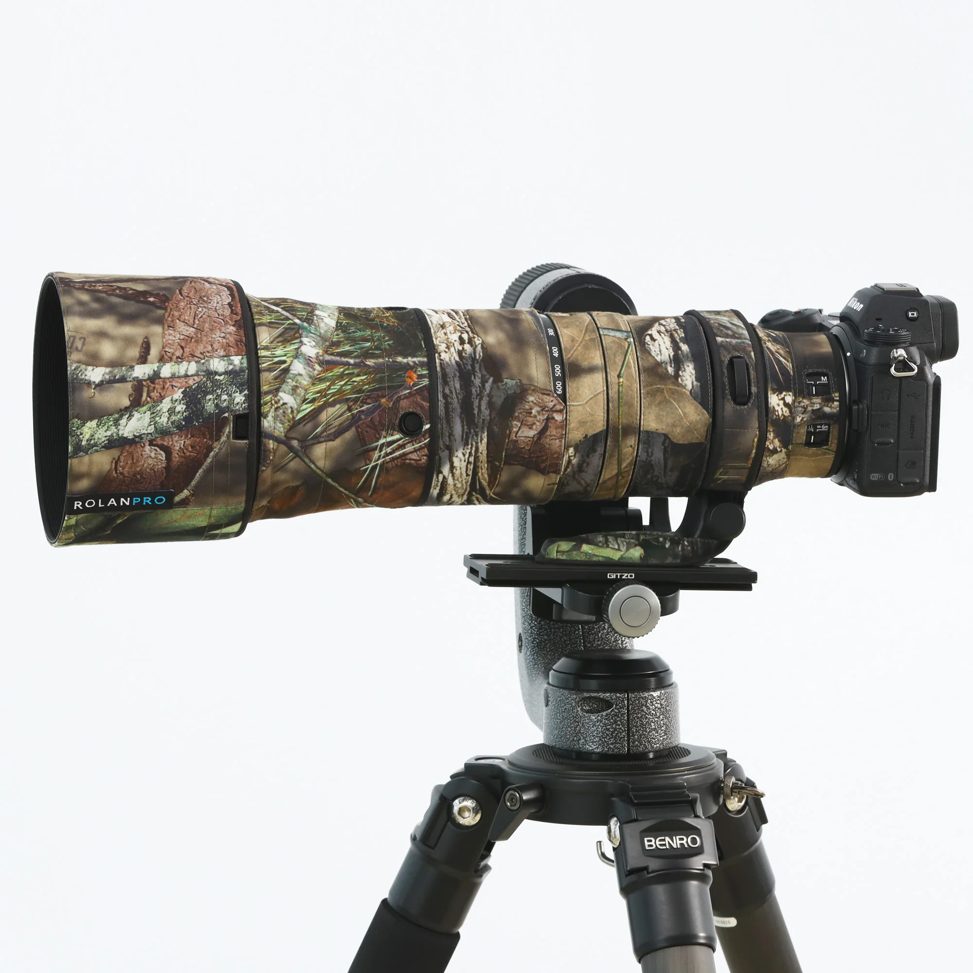ROLANPRO Waterdichte Lensjas voor Nikon Z 180-600mm F/5.6-6.3 VR Lens Beschermhoes Nikon Z 180 600 Regenhoes Mouw