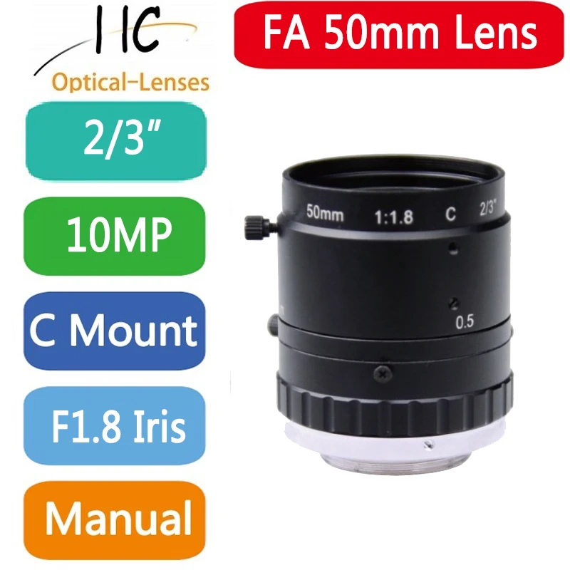 5018M10M 10 Mega Pixel C-Mount 50mm 2/3