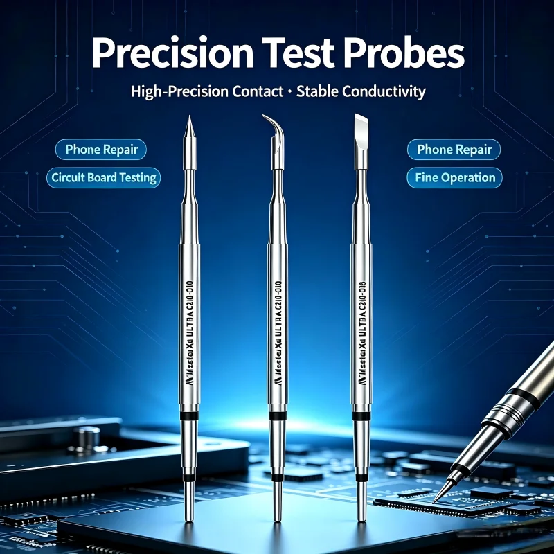 C210 Soldering Tips Fast Heating Anti Oxidation Durable Stable Temperature Long Service Life For Phone PCB Precision Micro