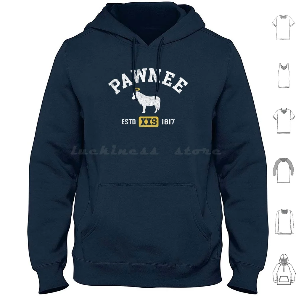 Pawnee Estd 1817 Xxs ( Parks & Rec ) Hoodies Long Sleeve Pawnee Parks And Rec Parks Rec Parks Lil Angel Xxs Leslie