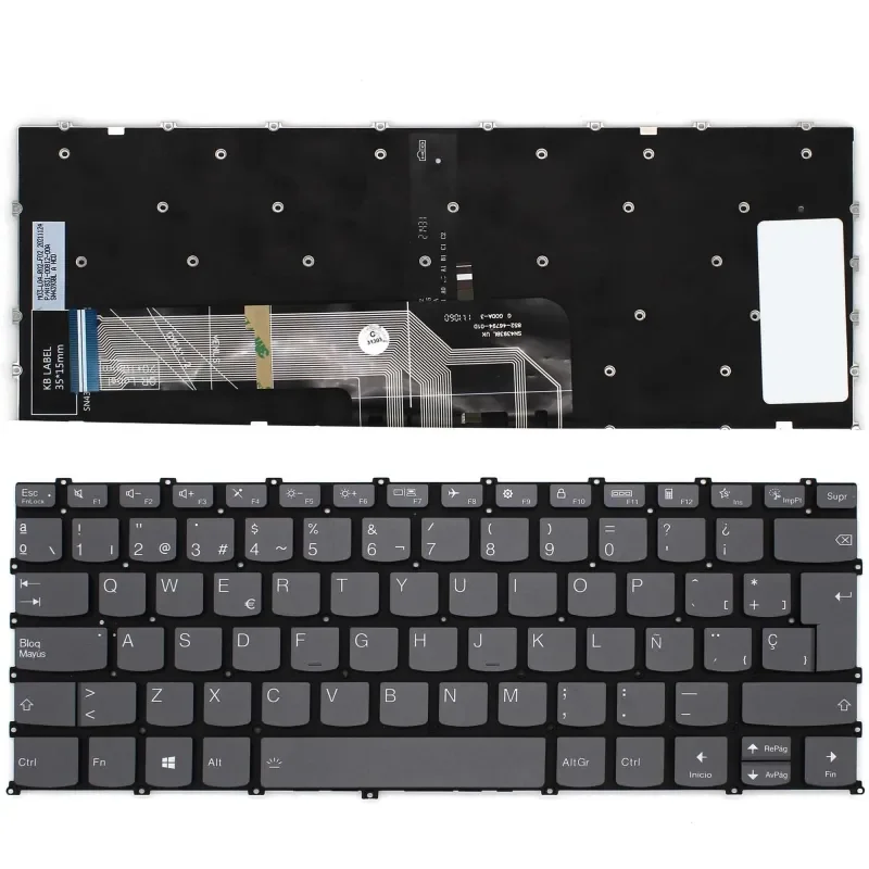 TECLADO RETROILUMINADO PARA PORTÁTIL LENOVO SN20W85423 5CB1C04573