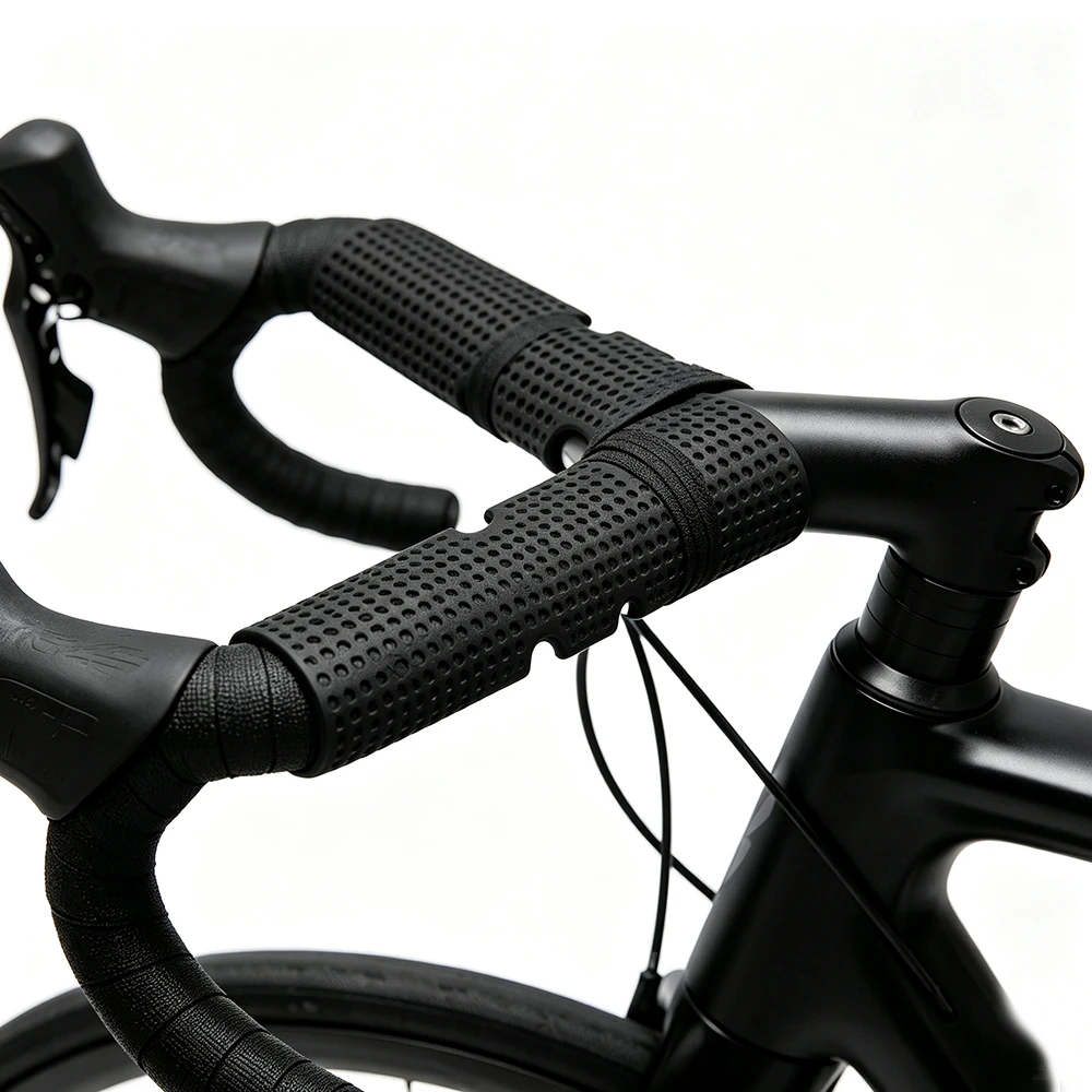 ZTTO Rennrad-Lenkerband Stoßdämpfendes Silikon-Gel-Pad Einlege-Lenkerband Rennrad Silikon-Stoßdämpfer-Pads
