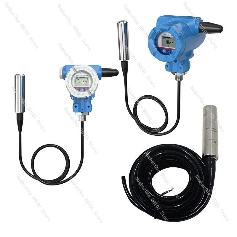 

4G Wireless Liquid Level Sensor, Industrial Grade LCD Transmitter, High Precision Level Meter