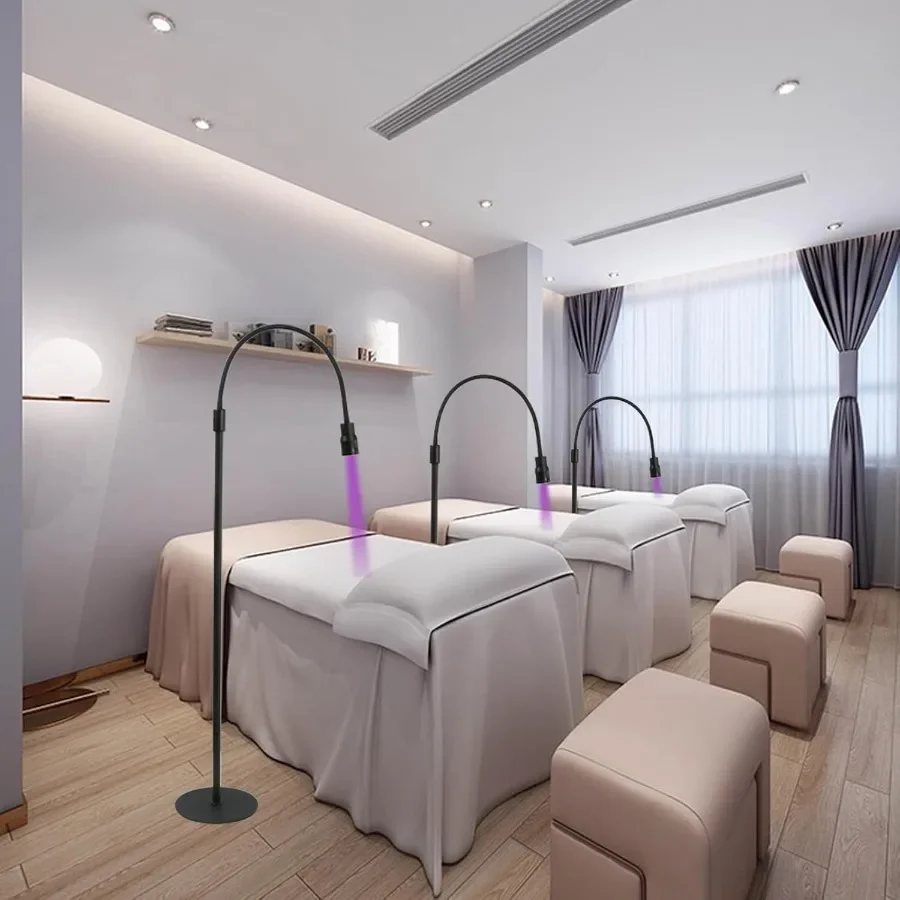 Luce UV per estensione ciglia Lampada per ciglia regolabile Pedale LED Luce polimerizzante in gel UV