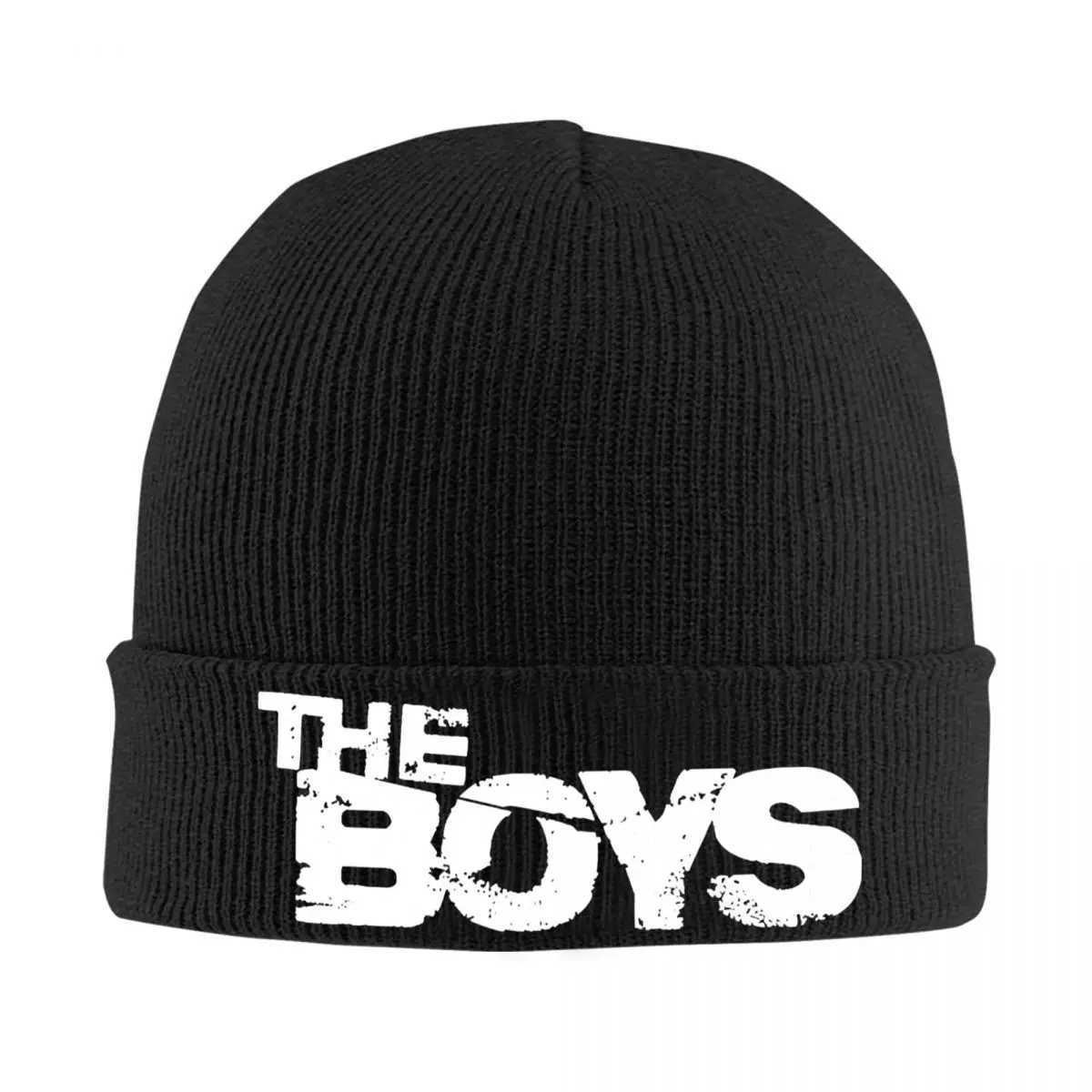 The Boys TV Show Beanie Hats White Logo Skullies Beanies Gym Thermal Elastic Men Women Caps Spring Casual Bonnet Hats Gift Idea