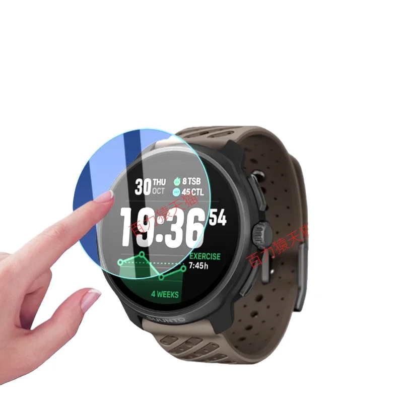 

Защитная пленка из мягкого гидрогеля TPU для SUUNTO RACE 2, HD-прозрачная, устойчивая к царапинам, без пузырьков, ультратонкая, от края до края, для спортивных часов S