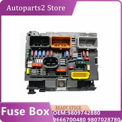 9809742880 9666700480 9807028780 Fuse box assembly for Peugeot 307/408/308 BSM R05 = R20 for Citroen C4 BSM