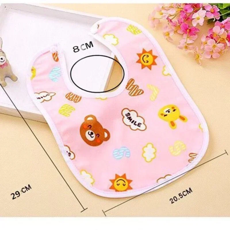 1PCS Baby Bibs Cotton Waterproof Bib Children Feeding Clothes Protection Kids Toddler Scarf for Newborns Boys Girls Accessories