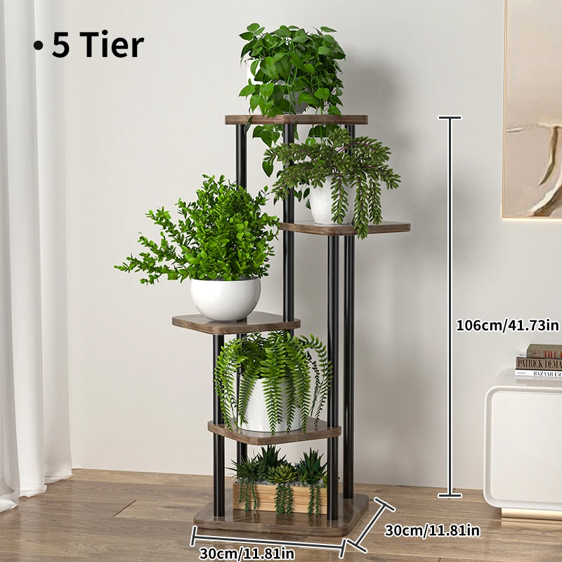 Plantenstandaard voor bloemen Ijzer 6/7/8 lagen Plantenplank Plantorganisator Opslag Plantenhouder Displaystandaard Tuindecoratie
