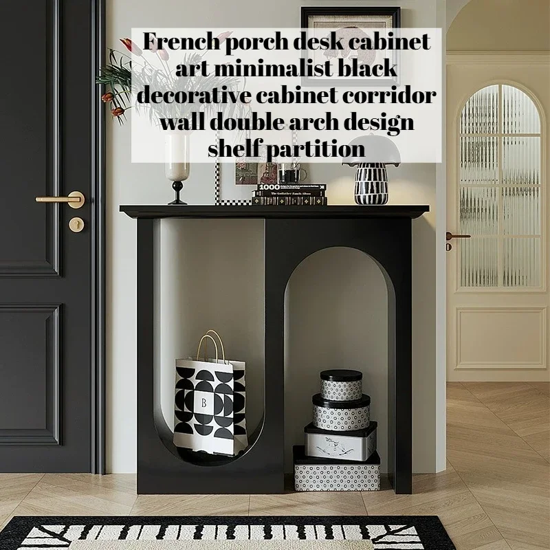 French Style Black Cabinets Displays Wood Funky Living Room Cabinets Craft Arched Meuble Rangement Mid Century Furniture