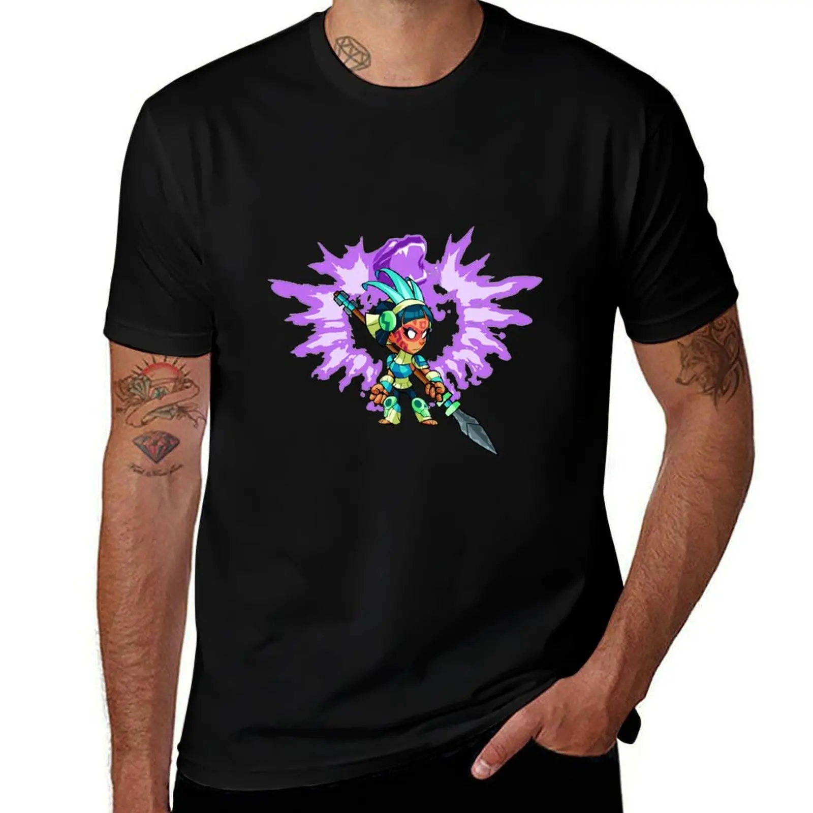 

Queen nai Brawlhalla T-Shirt Basic Short Sleeve T-Shirt for Men
