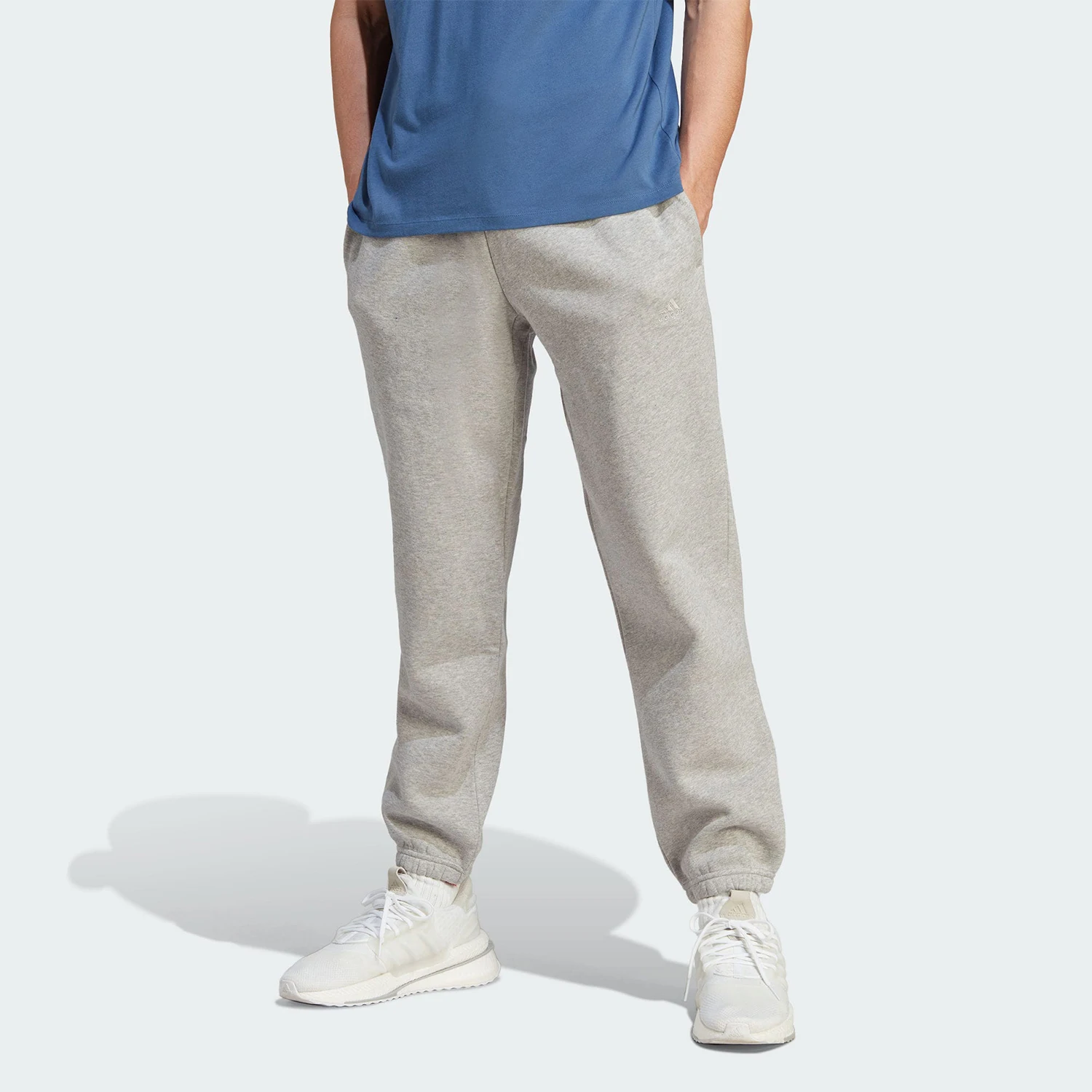 Adidas Official Genuine New Men's Knit Fleece-Lined Running Sports Pants IJ6882