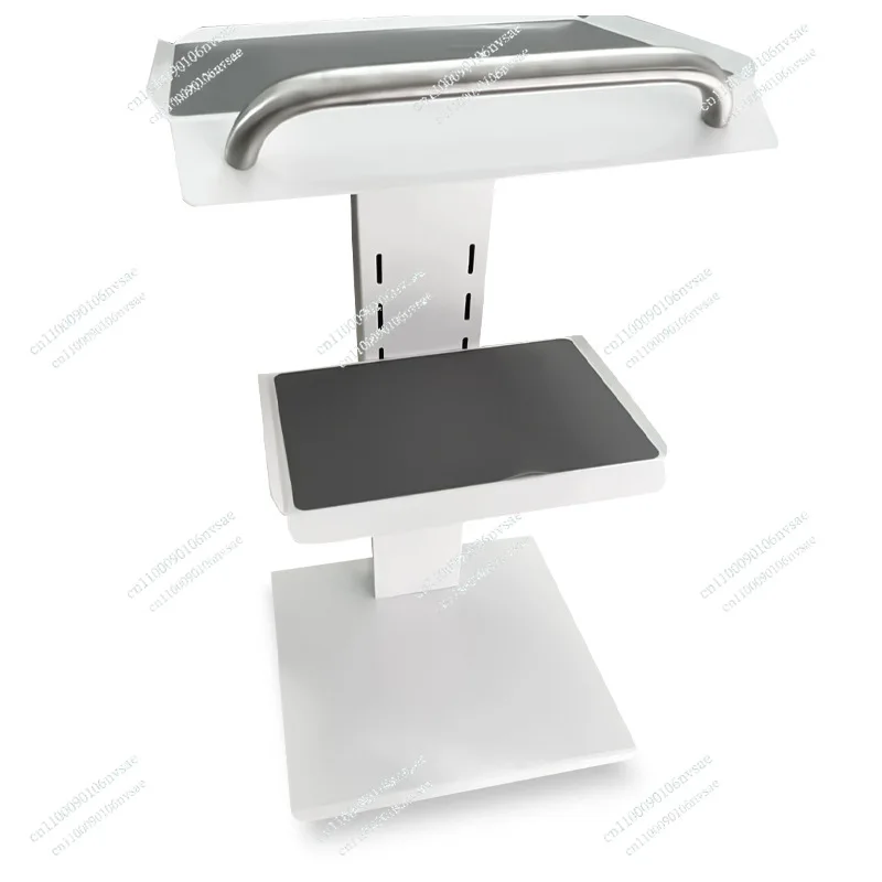 Portable Cart With Silent Universal Wheels Medical Trolley Mobile Shelf Table Dental Unit