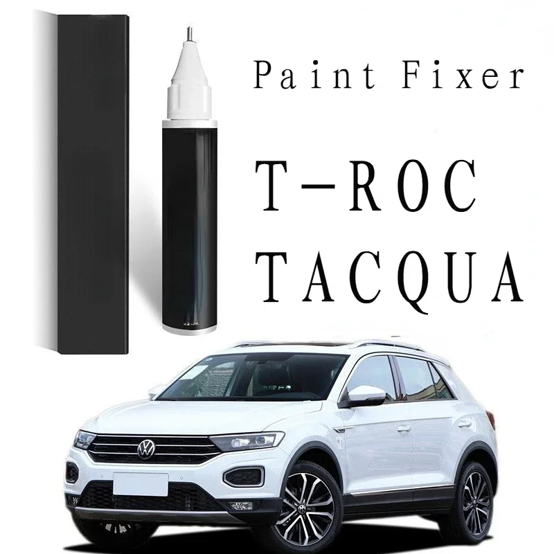 

Ручка для ретуши 2 в 1 для царапин, подходит для FAW-Volkswagen T-ROC TACQUA Ручка для ремонта краски Polar White Black T-ROC TACQ