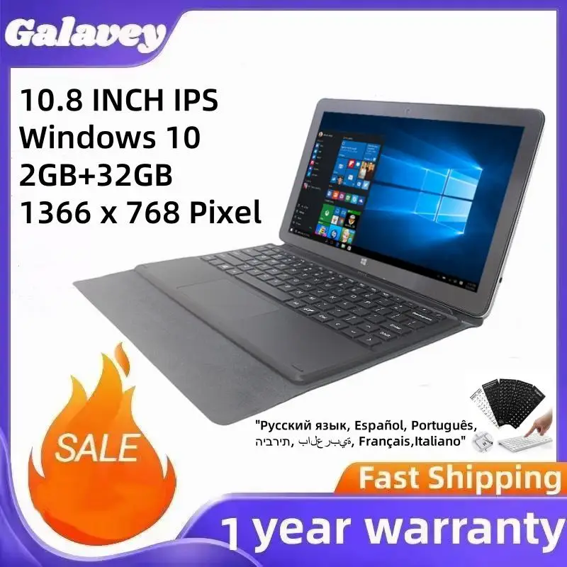 

НОВЫЙ 2IN1 EZpad M6 10,8 дюйма Windows 10 2-в-1 планшет 64 бит Intel Atom Z8350 четырехъядерный процессор 2 ГБ DDR RAM 32 ГБ ПЗУ 1366*768IPS HDMI 6000 мАч