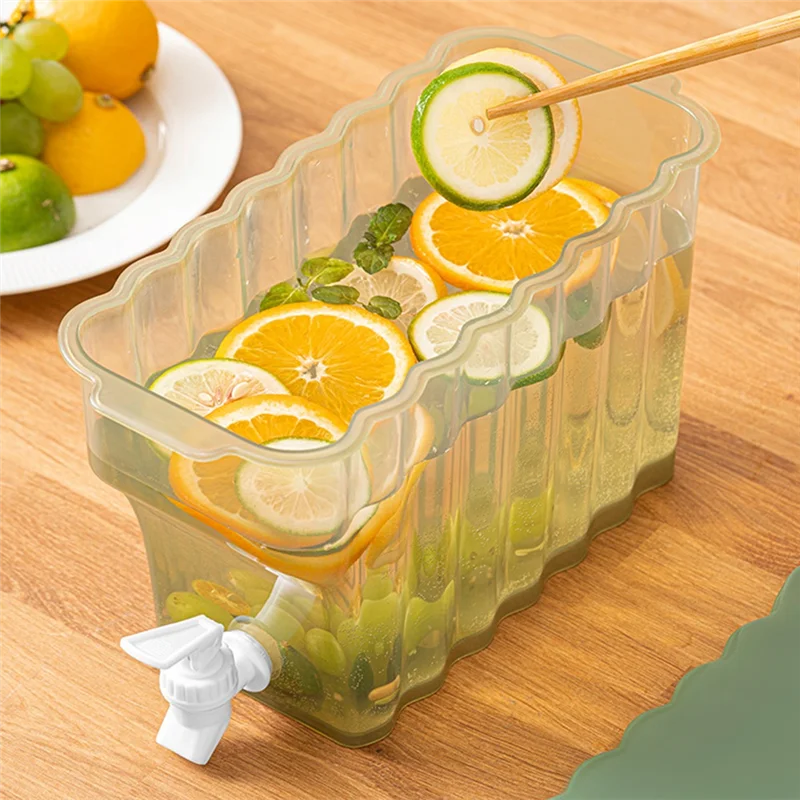 A40Z-Cold Water Kettle With Faucet Sealed Household Juice Bottle Refrigerator Cold Kettle For Fruit Tea Flower Tea