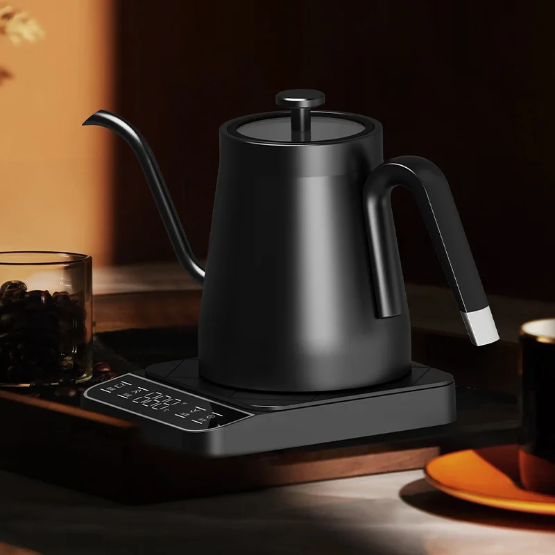 Intelligent Constant Temperature Electric Kettle with Slender Spout and Goose Neck Temperature Control Hand Brewed Coffee Pot