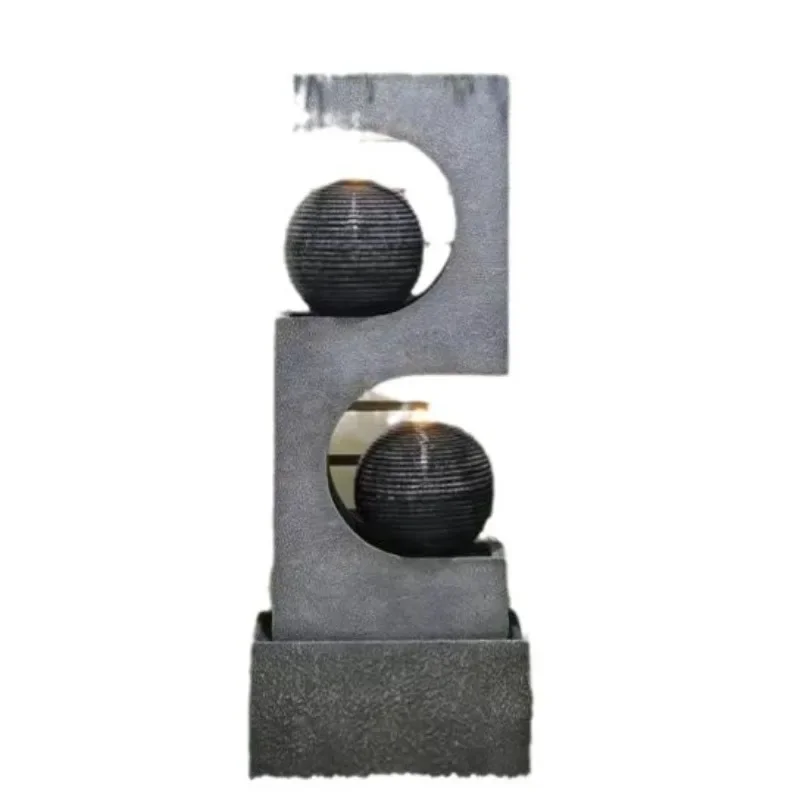 Zen floor circulation flowing water ornament landscape fountain