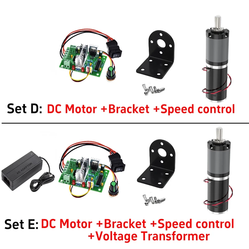 32GP-31ZY 금속 강관 소형 유성 감속기, DC 12V 24V 감속기 모터, 높은 토크, 긴 수명, 저소음 소형 모터