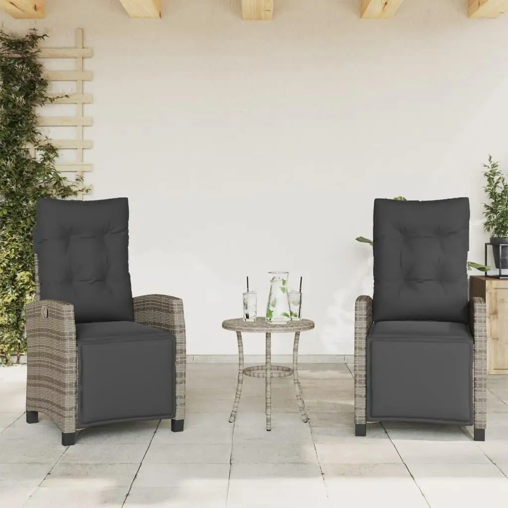 

RecliningGardenChairSetOf2Grey