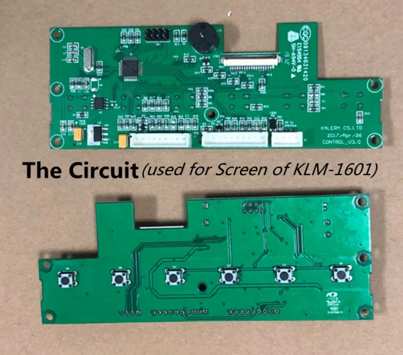 Máquina de café KALERM KLM-1601Circuito de pantalla/accesorios de piezas/reemplazo