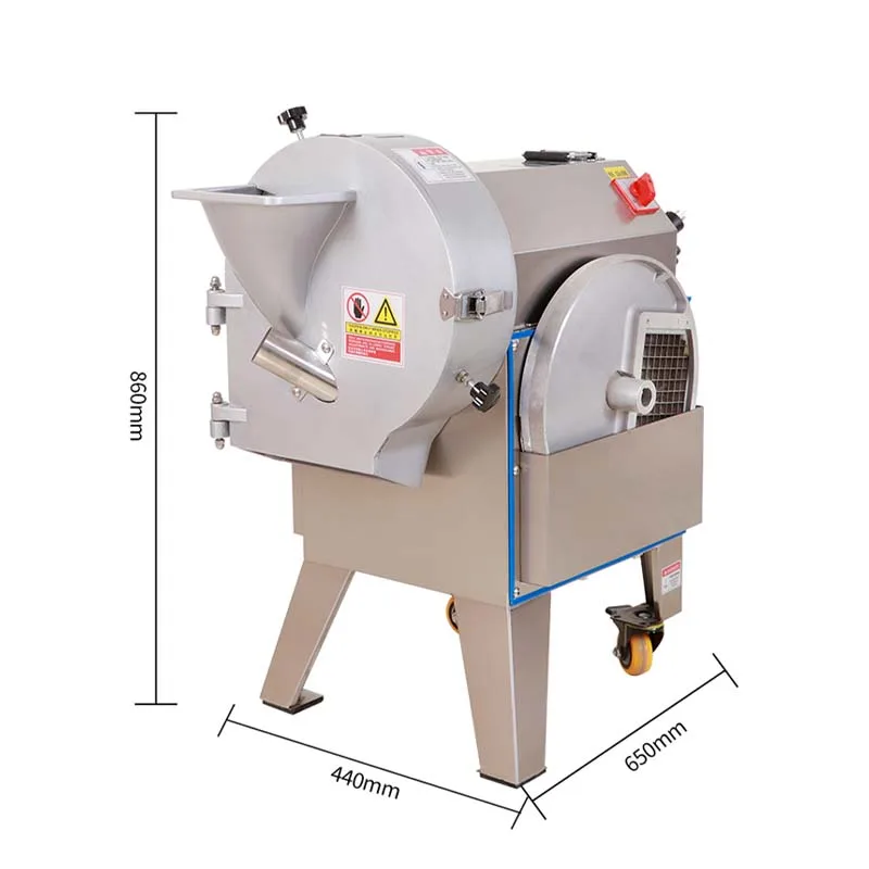 Máquina de corte em cubos de frutas vegetais Máquina de corte em cubos de cebola Máquina trituradora de vegetais