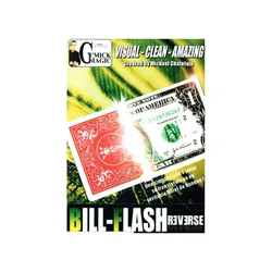 Bill Flash Reverse By Mickael Chatelain Card Magic Trick Close Up Magic Magia Magie Magicians Props Illusion Gimmick + Tutorial