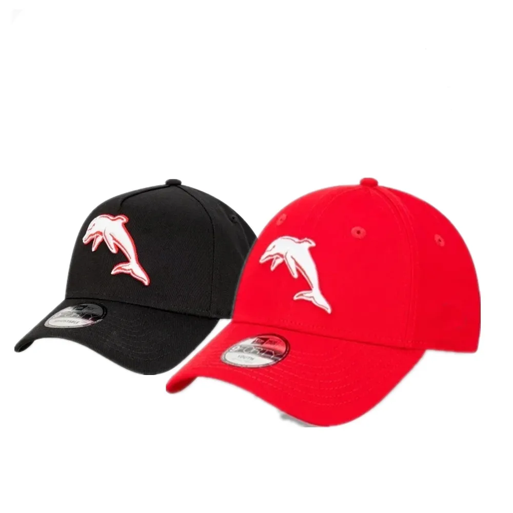 2024 Dolphin Baseball Cap hats black / red.