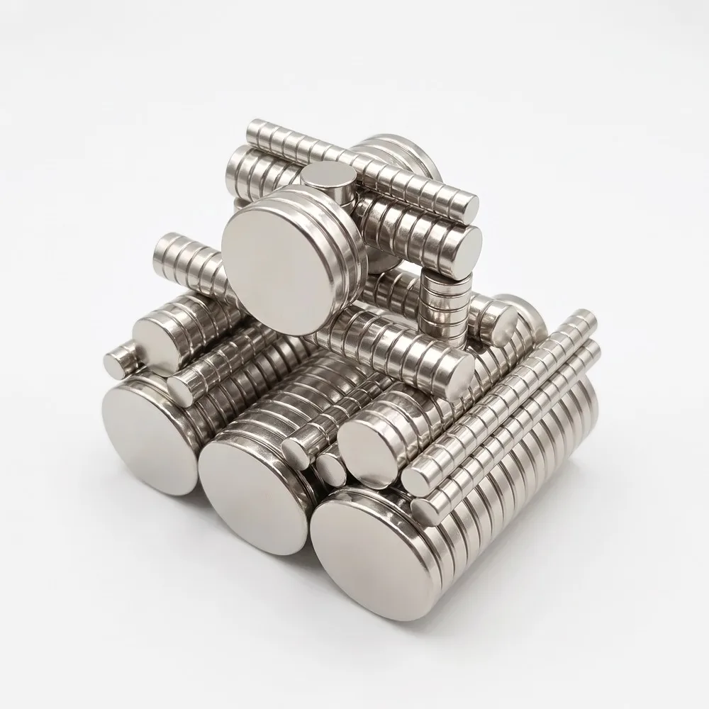 Powerful Round Super Strong Neodymium Magnets 4x3 5x3 6x3 8x3 10x3 12x3 15x3 18x3 25x3 30x3mm Disc Magnet for Fridge Craft DIY