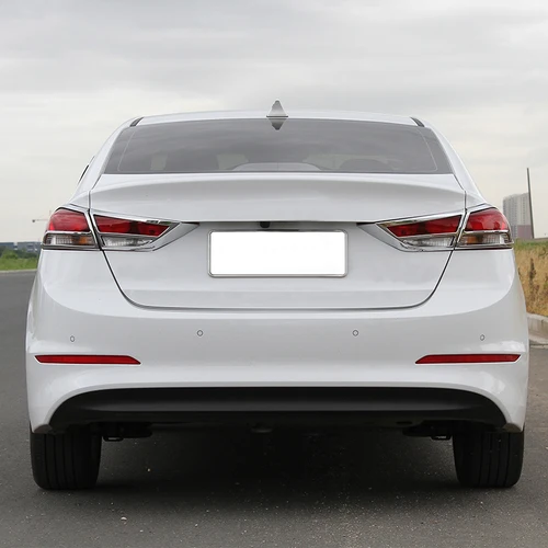 Embellecedor de lámpara trasera de coche, marco cromado ABS para Hyundai Elantra Avante 2016, 2017, 2018, 2019, 2020
