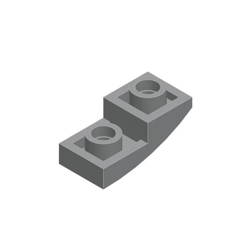 10PCS 24201 Slope Curved 2 X 1 X 2/3 Inverted Block Moc Color Accessories Compatible with Brick DIY Children's Toy