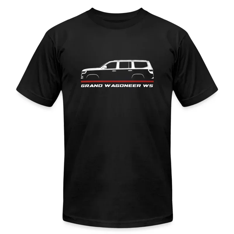 

2024 Men T Shirt Casual Jeeps Grand Wagoneer WS 2022 Car Enthusiast T-shirt Graphic Summer Short Sleeves 100% Cotton S-3XL Tee