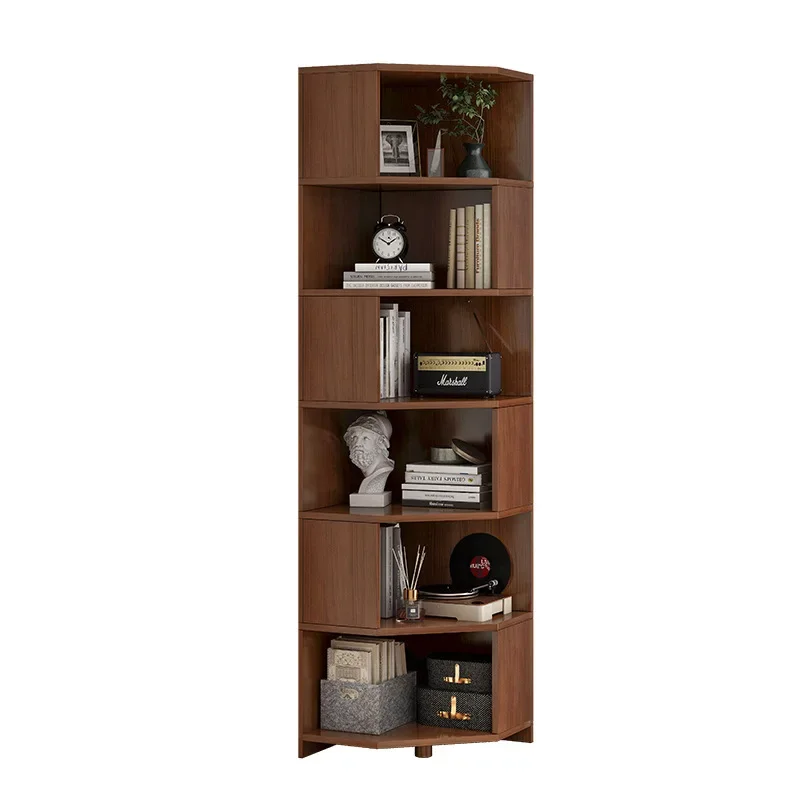 Living Room Corner Cabinet Bookshelf Rack Bedroom  Corner Rack Corner Storage Triangle Cabinet