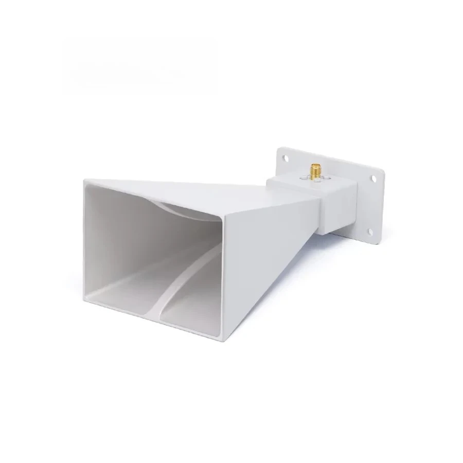 SMA Female Input 10 DBi Gain Waveguide Standard Horn Antenna 4 GHz to 12 GHz   Antenna