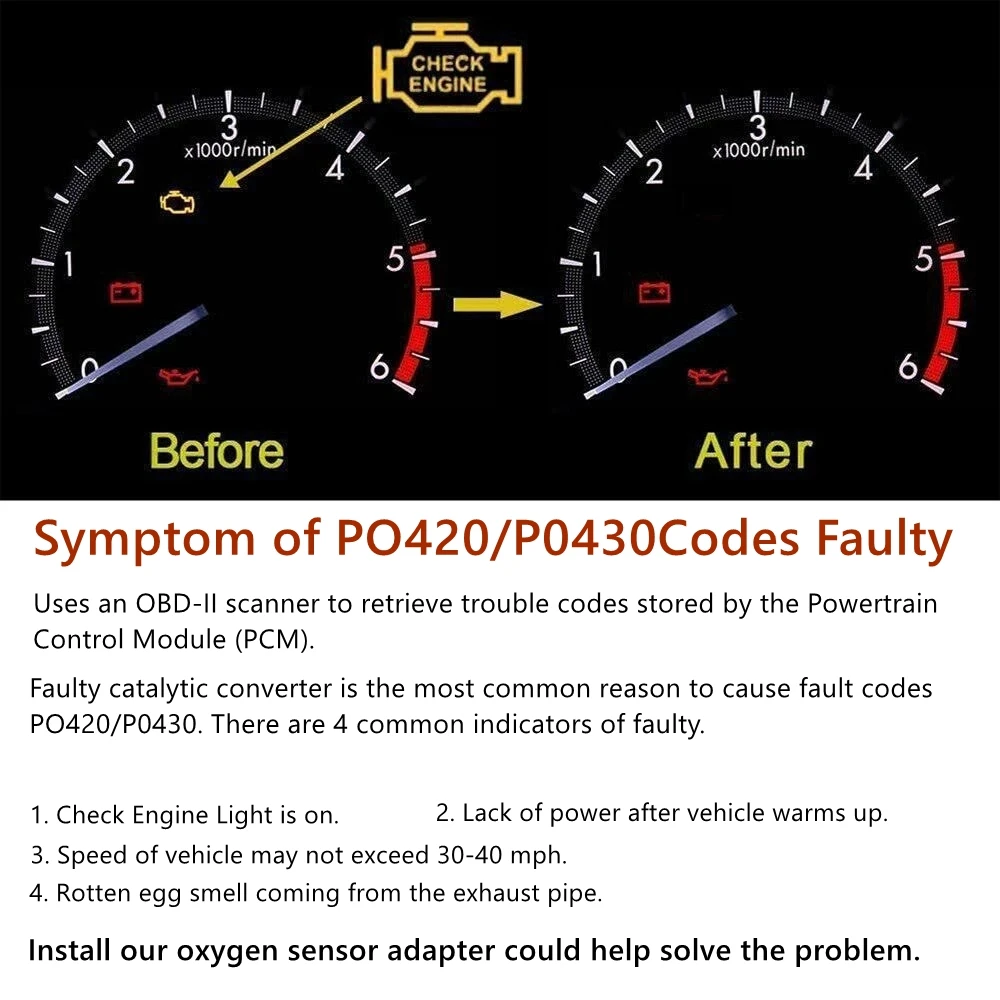 Universal Brass Fitting M18 x 1.5 Connector Plug Kit P0420  P0430 Exhaust 90 Degree O2 Oxygen Sensor Spacer Extender Tools