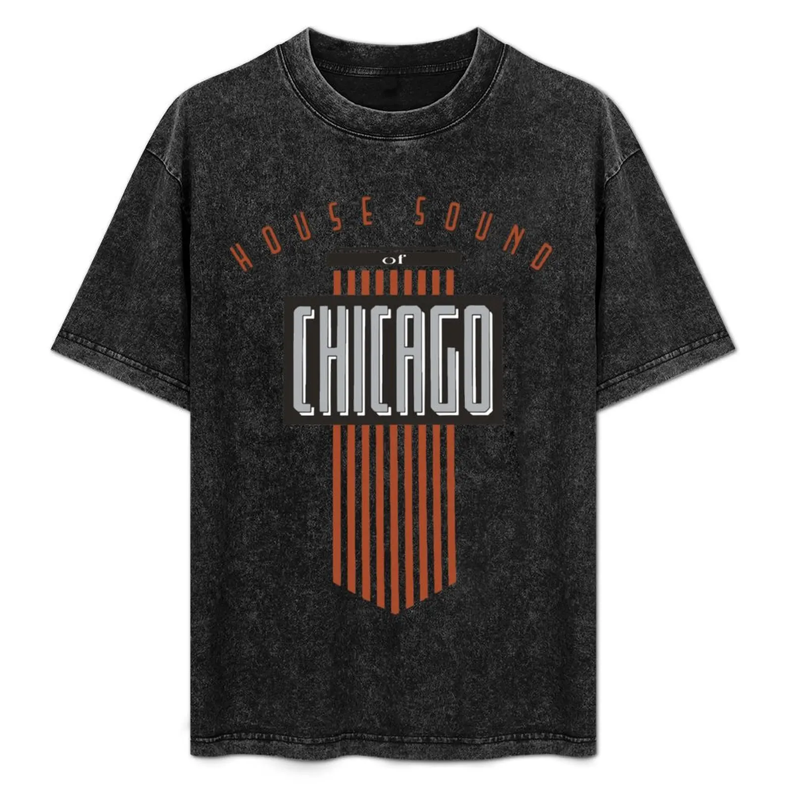 

House Sound Of Chicago T-Shirt Soft Cotton Print T-Shirt