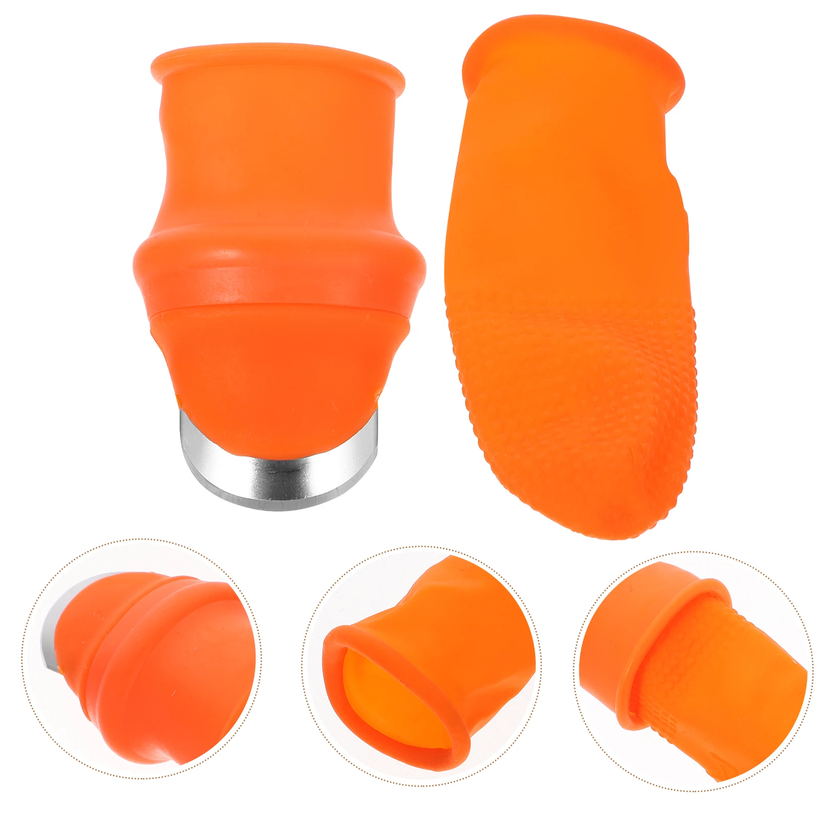 

1pc Silicone Thumb Finger Harvesting Gloves Gardening Tool Pruning Picking Vegetables Fruits Citrus Strawberry Grape Gardening
