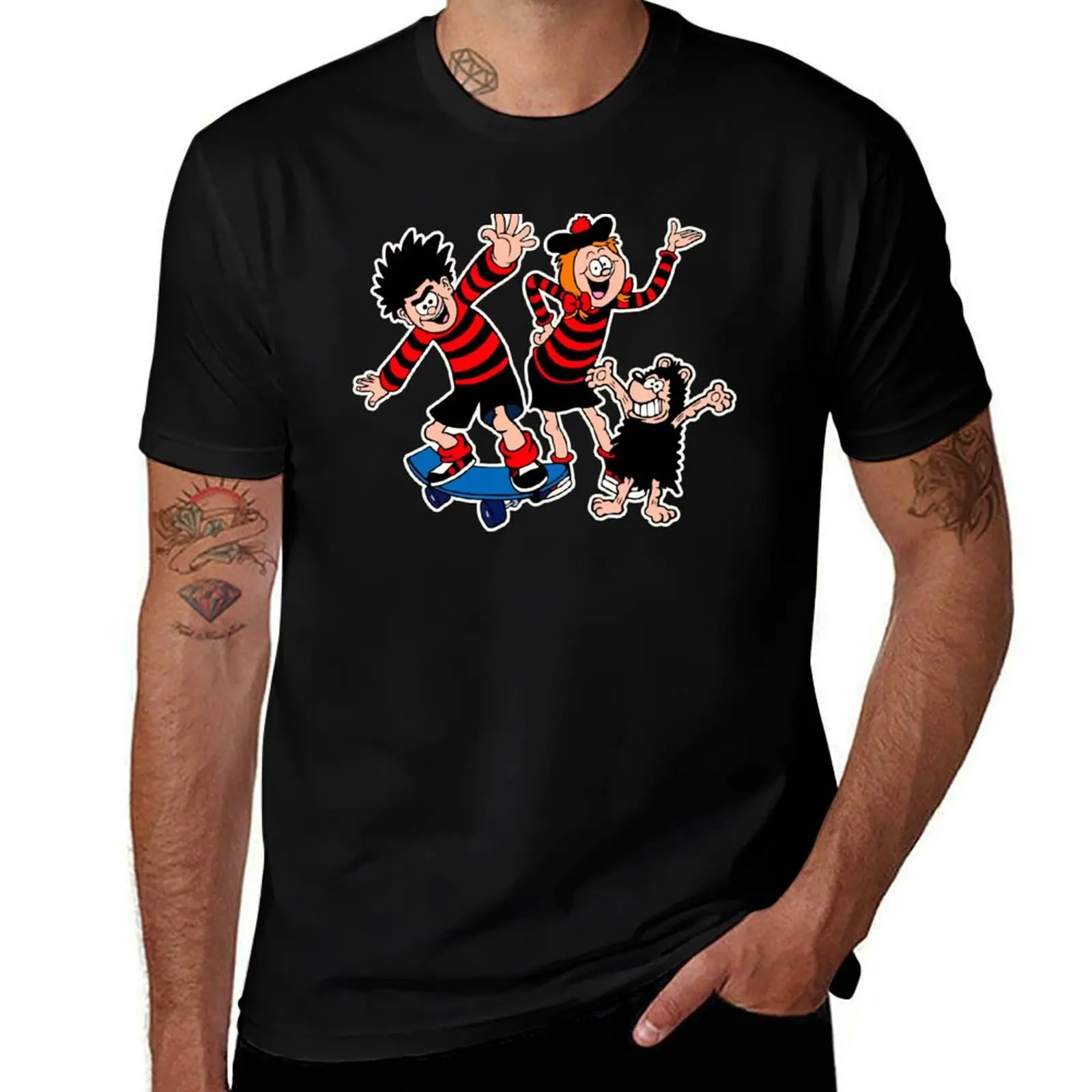 

heavy The cotton man shirt T-Shirt shirts gnasher cotton man t cotton t man shirt t for and Dennis Beano