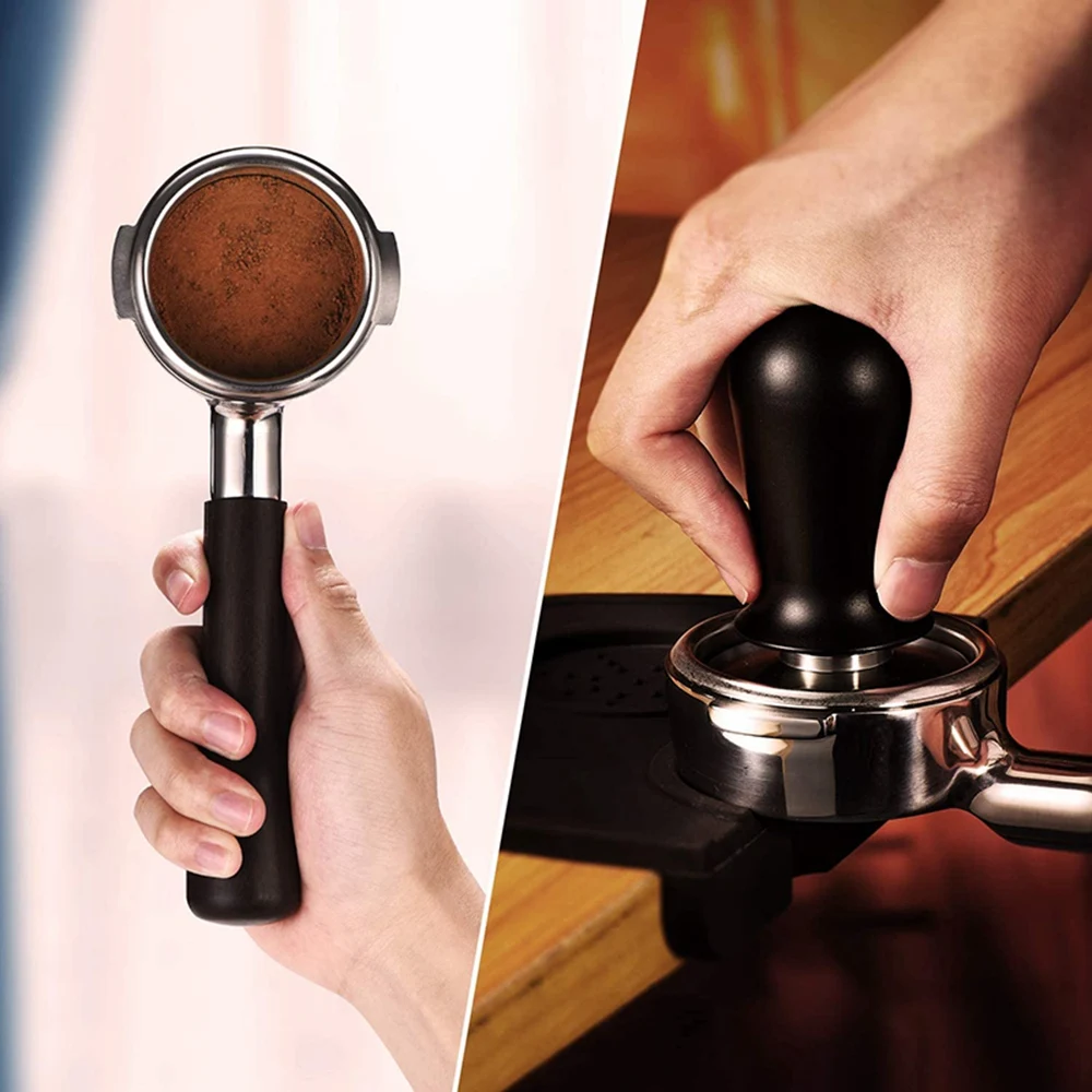 

53Mm Calibrated Pressure Espresso Tamper Tool Barista Espresso Machine Tamper Flat Base 30Lbs Press, 304 Stainless Steel-Tvdae