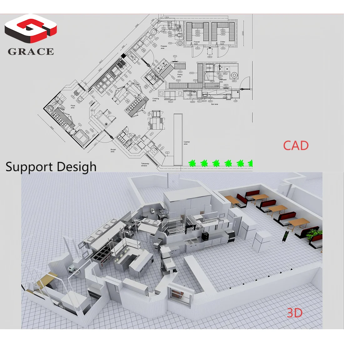 Mesin Dapur Komersial GRACE He - Heavy Equipment Kitchen ulasan dan harga