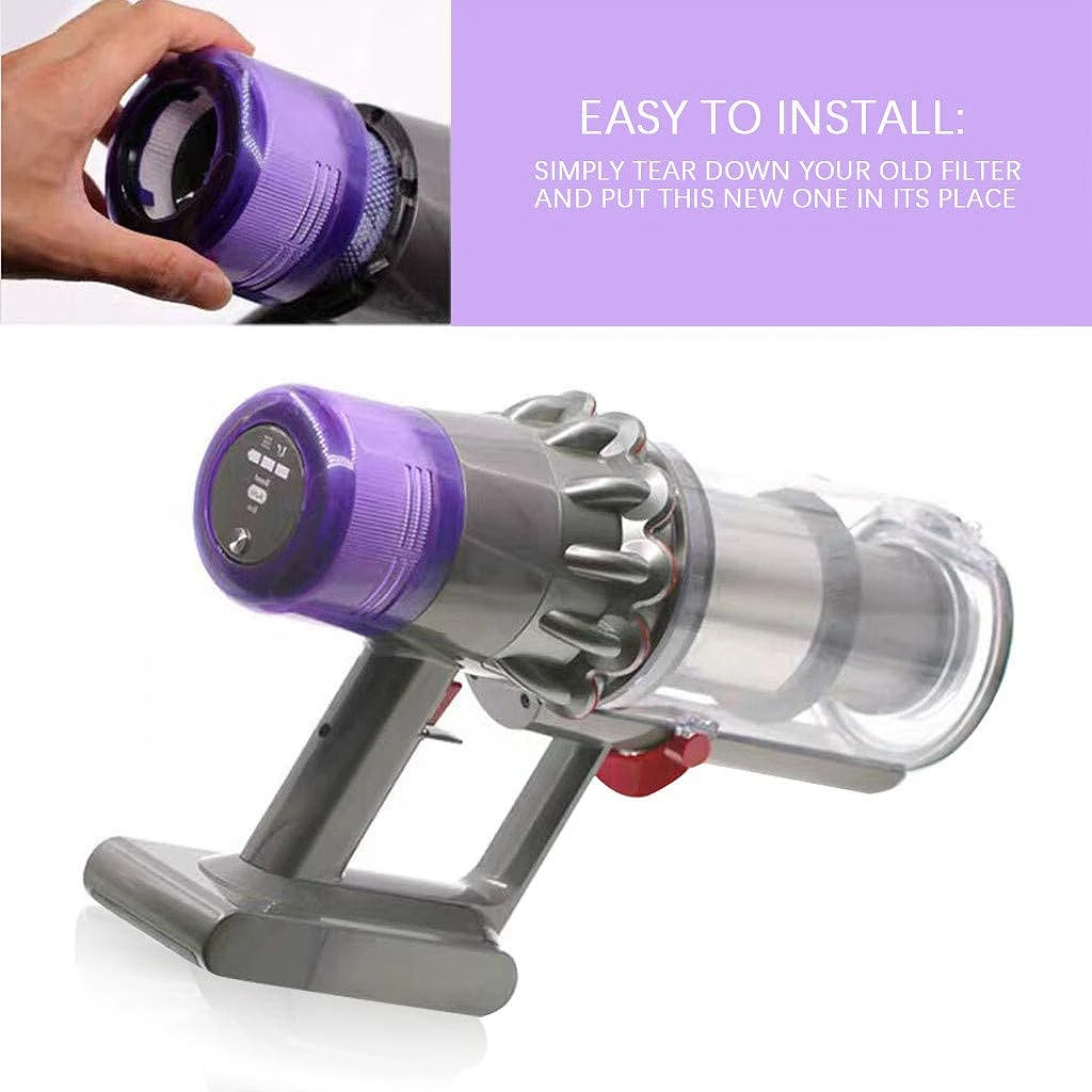 Washable Vacuum Cleaner Rear Filter Accessory Replacement Filter Tool for Dyson V11 SV14