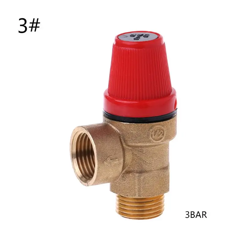 Brass Safety for Valve Drain Relief Swithch For Solar Water Heater Inner&Outer W Drop Shipping