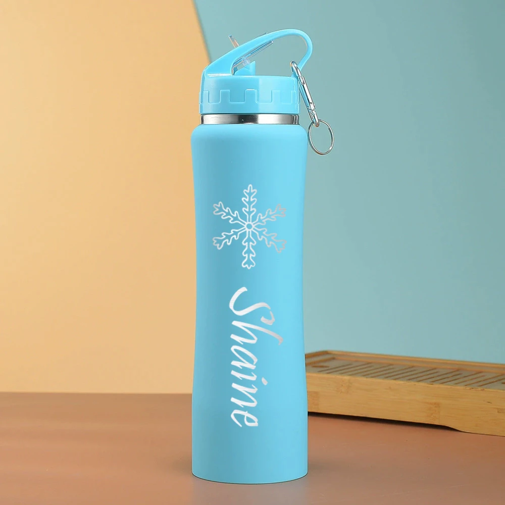 1pc Custom Name Stainless Steel Water Bottle Mom Gift High Quality Stainless Steel Sealed - view 2