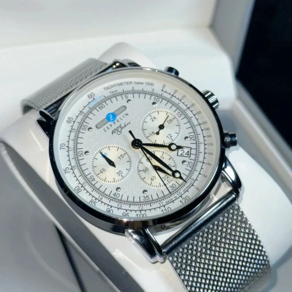 Smartwatch Trending Watches For Men - Zeppelin Airship Commemorative Automatic Date Mens