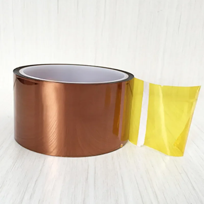 33M Gold Finger Brown High Temperature Resistant Tape, Lithium Battery Insulation High Temperature Tape