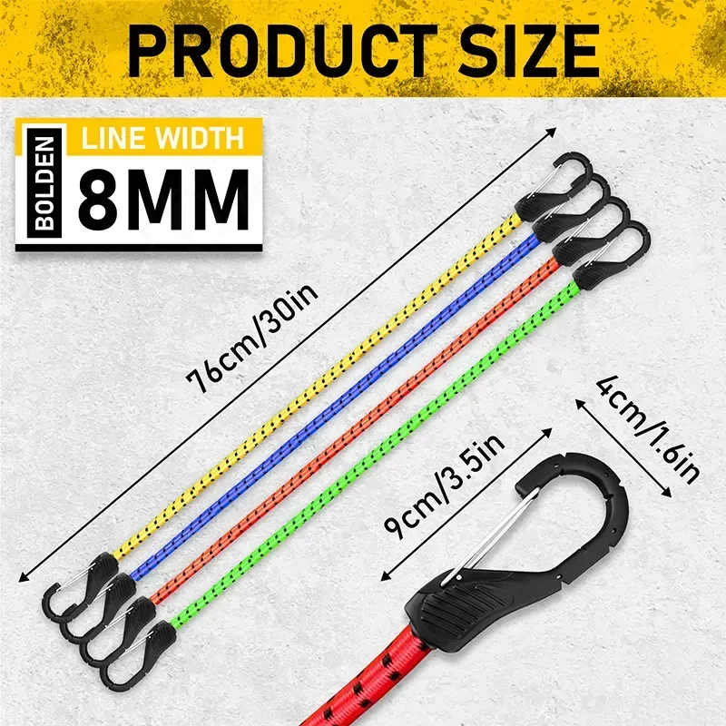 Bicycle Electric Vehicle Trunk Fixed Rubber Elastic Luggage Rope Equipment Bundling Goods Source