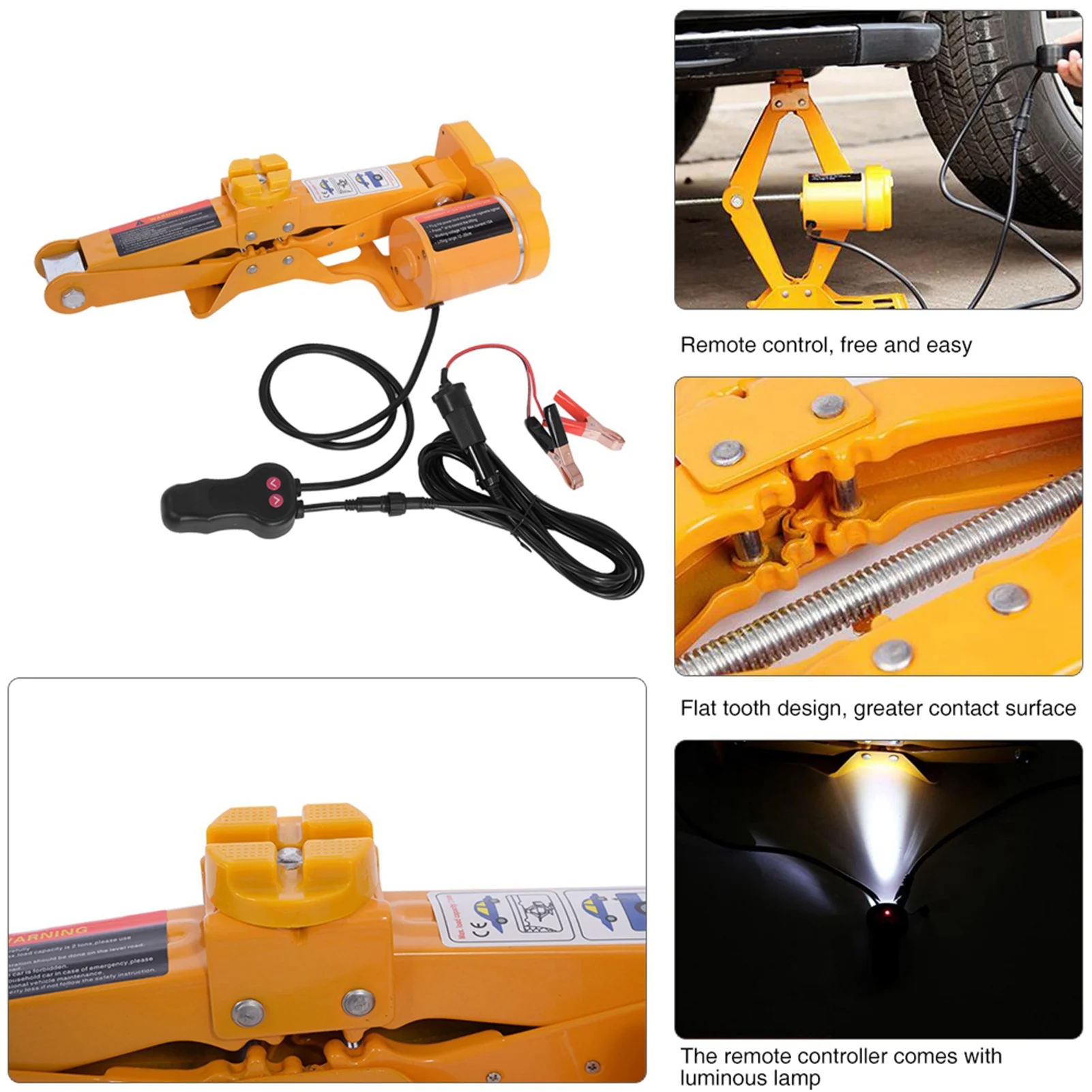 2T/3T Electric Car Jack 12V Hydraulic Jack Lift Portable Car Jack for SUV MPV Sedan Truck Change Tires Garage Repair Tools