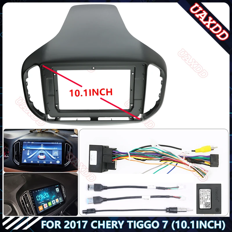 

FOR 2017 CHERY TIGGO 7 10.1INCH Car Radio Android Stereo audio screen multimedia video player navigation cables Harness frame