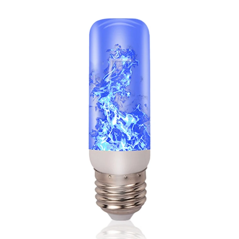 LED Flicker Flame Light Bulb Simulated Burning Fire Effect E27 Lamp Xmas Party Decorations Drop Ship