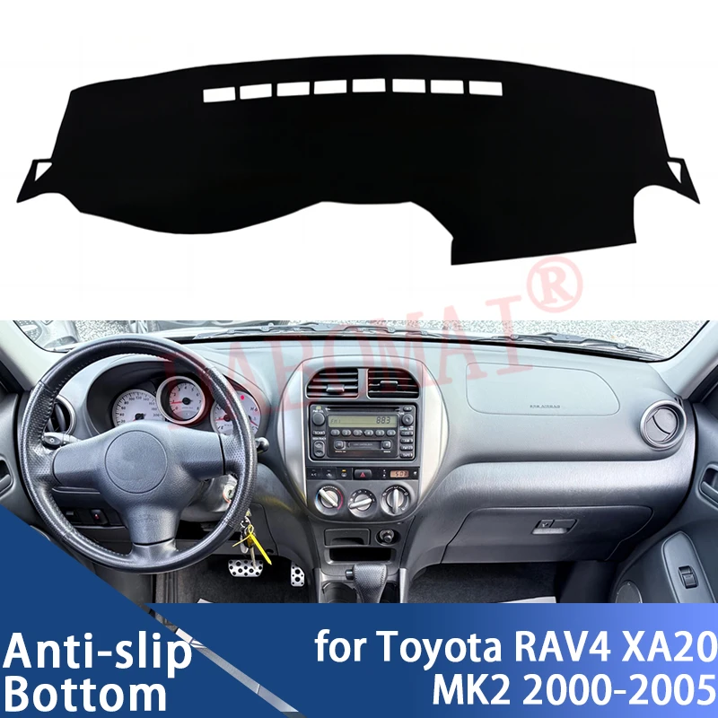 For Toyota RAV4 XA20 MK2 2000 2001 2002 2003 2004 2005 Car Dashboard Cover Dash Board Mat Carpet Pad Sunshade Cape Cushion